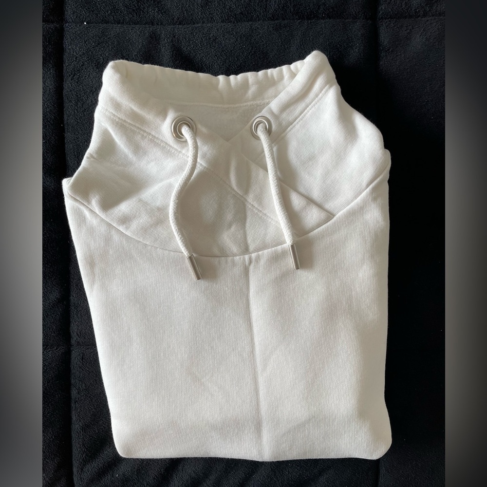 Banana Republic Funnel Neck White Sweatshirt